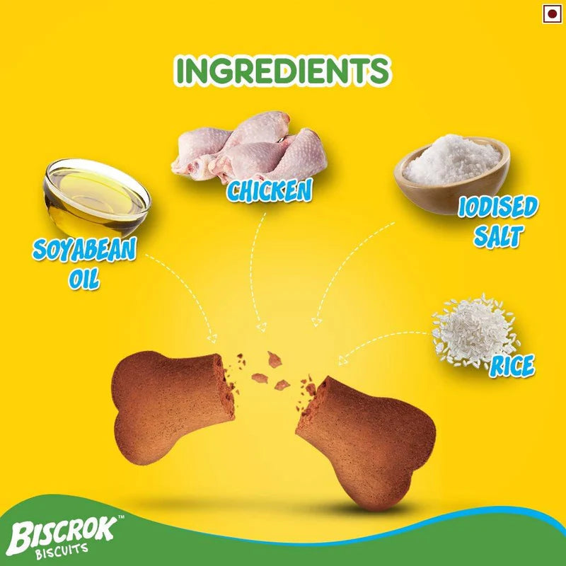 Pedigree Biscrok Chicken Flavour Dog Biscuits - 900g