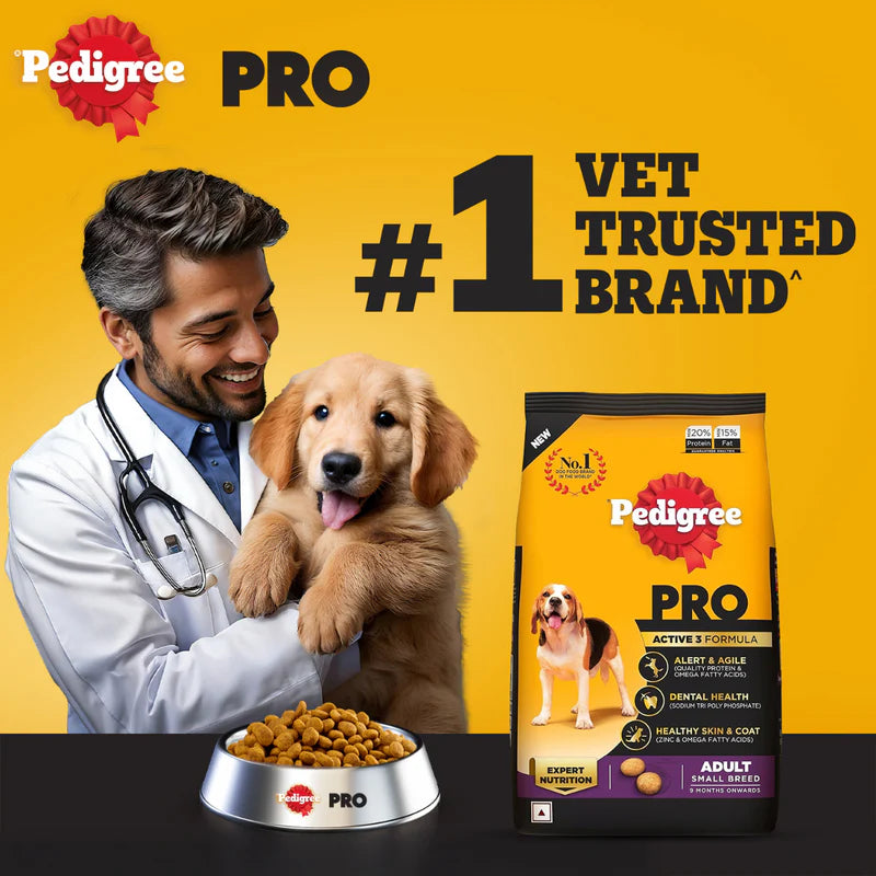 Pedigree PRO Adult Small Breed Dry Dog Food