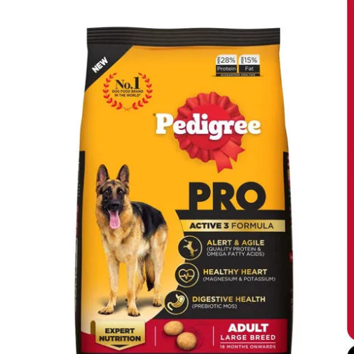 Pedigree PRO Expert Nutrition Active Adult Dry Dog Food