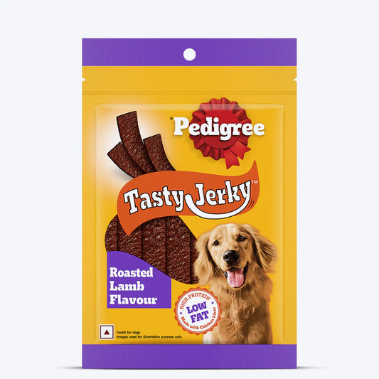 Pedigree Tasty Jerky Roasted Lamb Dog Treat - 70g