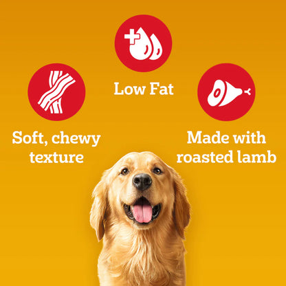 Pedigree Tasty Jerky Roasted Lamb Dog Treat - 70g