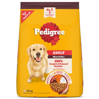 Pedigree Adult Dry Dog Food Meat & Rice