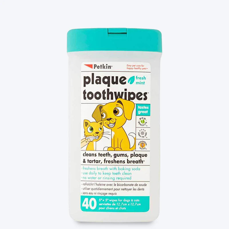 Petkin Toothwipes for Dogs & Cats