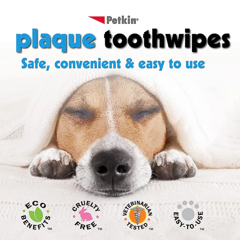 Petkin Toothwipes for Dogs & Cats