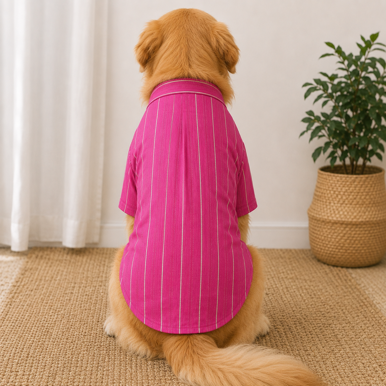 Pink Gota Dog Kurta