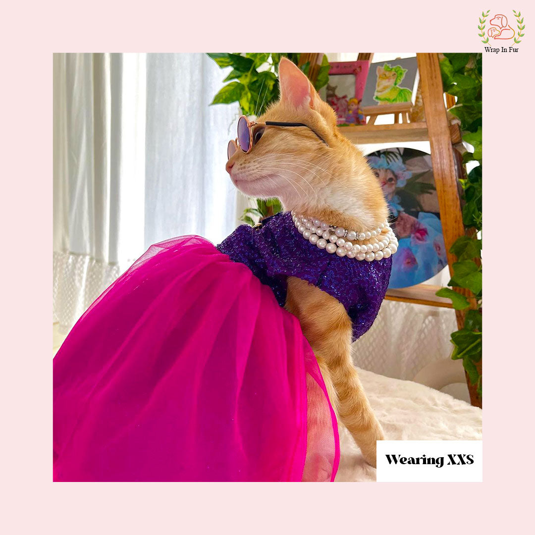 Pink Bling Wedding Frock – Luxury Dog Bride Dress Outfit