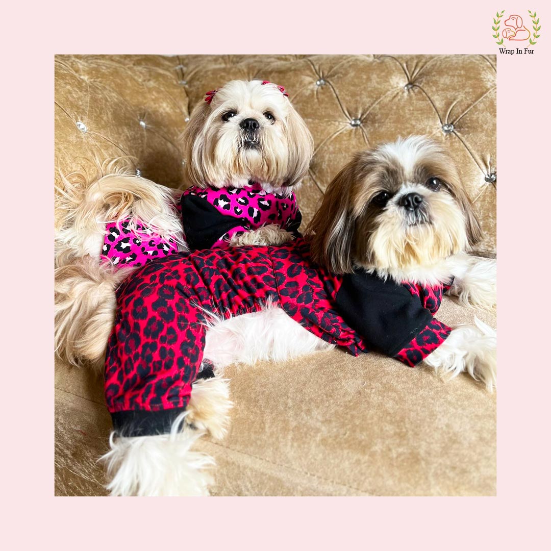 Pink Leo Dog Jumpsuit – Soft, Stylish & Warm