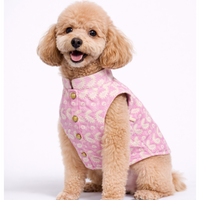 Pink Nawab Dog Kurta Vest 