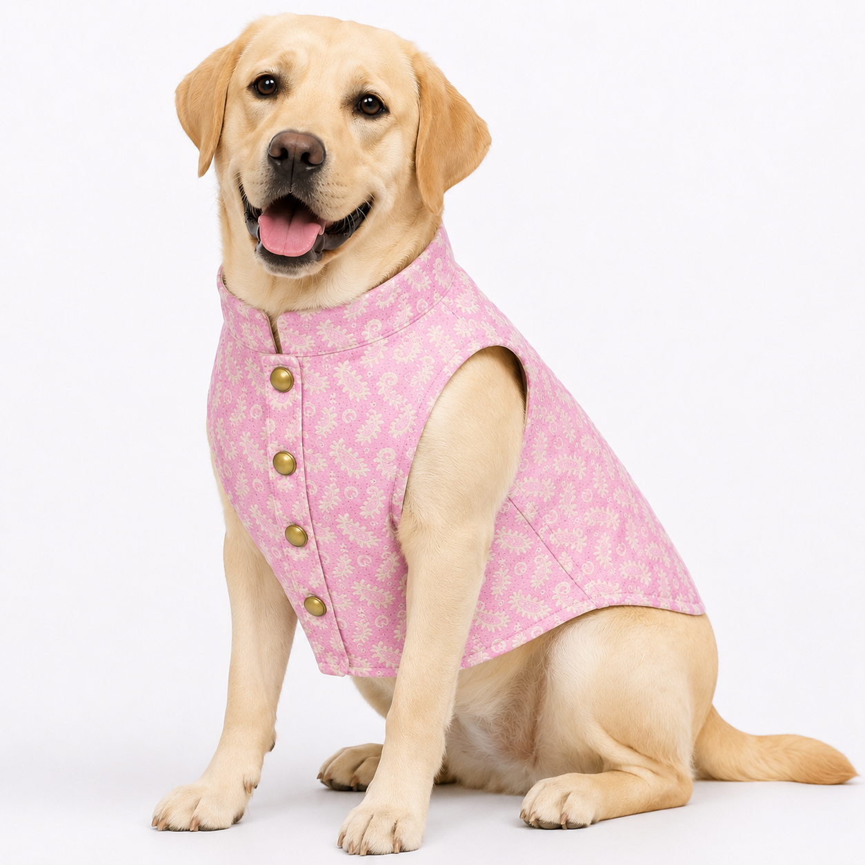 Labrador pink nawab Kurta