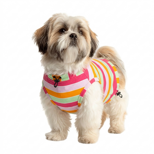 Pink Orange Stripe T-shirt