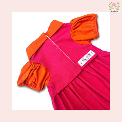 Pink Princess Dog Frock – Premium Dog Wedding Dress Outfit