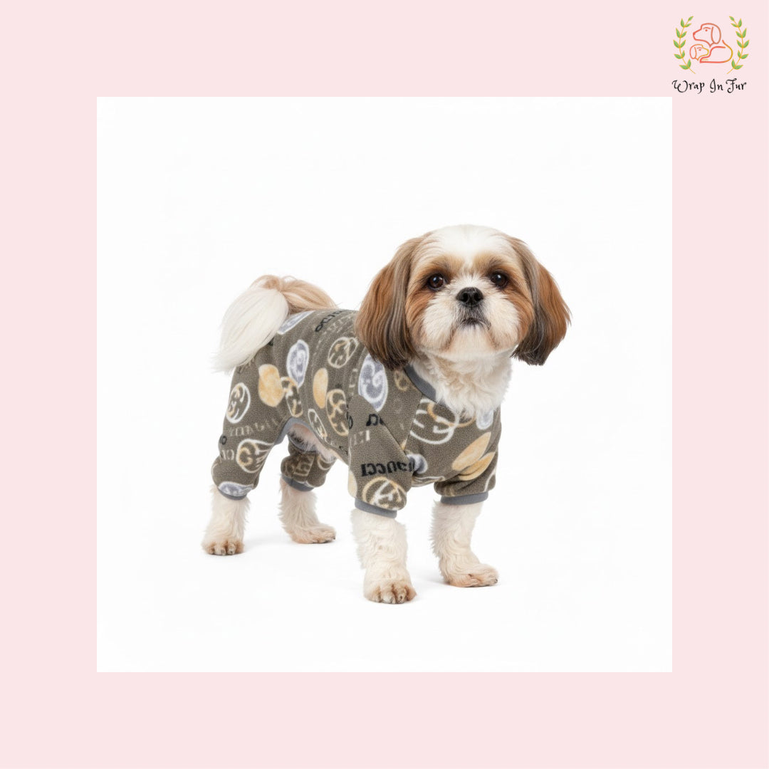 Premium Fleece Dog Winter Jumpsuit – Cozy Warm Pet Winter Wear