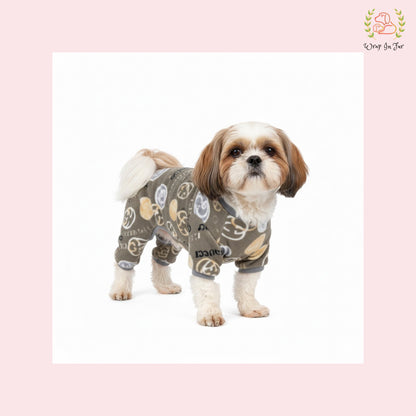 Premium Fleece Dog Winter Jumpsuit – Cozy Warm Pet Winter Wear
