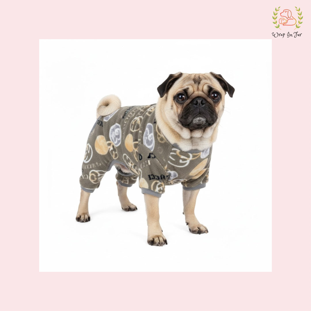 Premium Fleece Dog Winter Jumpsuit – Cozy Warm Pet Winter Wear