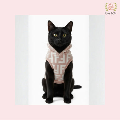 Premium Pink Fleece Dog Winter Hoodie – Soft Warm Winter Wear for Pets