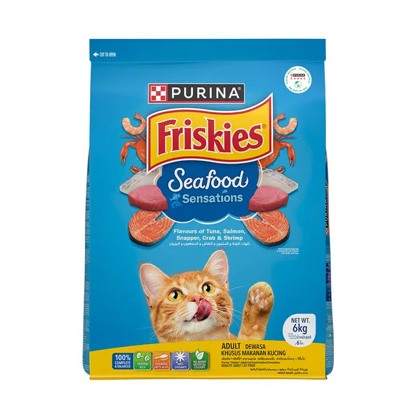 Purnia Friskies Seafood Cat Dry Food