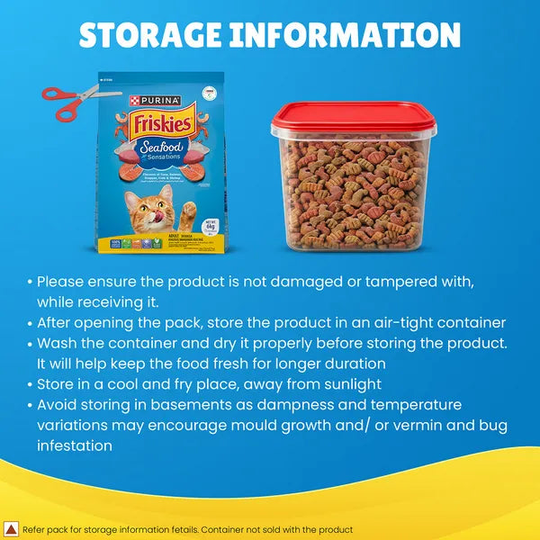 Purnia Friskies Seafood Cat Dry Food