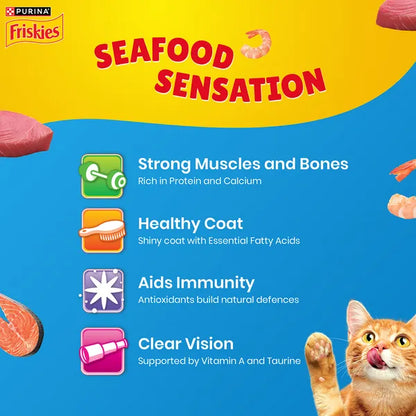 Purnia Friskies Seafood Cat Dry Food