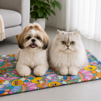 Rainbow Bloom Cooling Mat For Dogs & Cats
