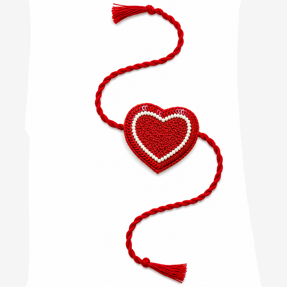 Red Heart Rakhi for Dogs & Cats