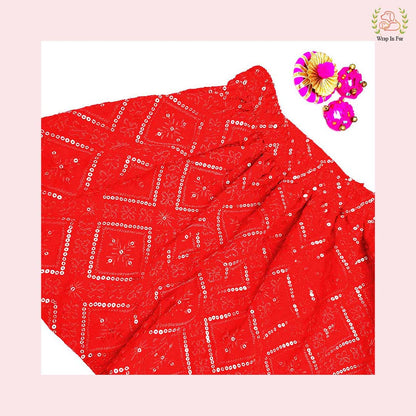 Red Golden Dog Lehenga – Bridal Dog Wedding Dress Outfit