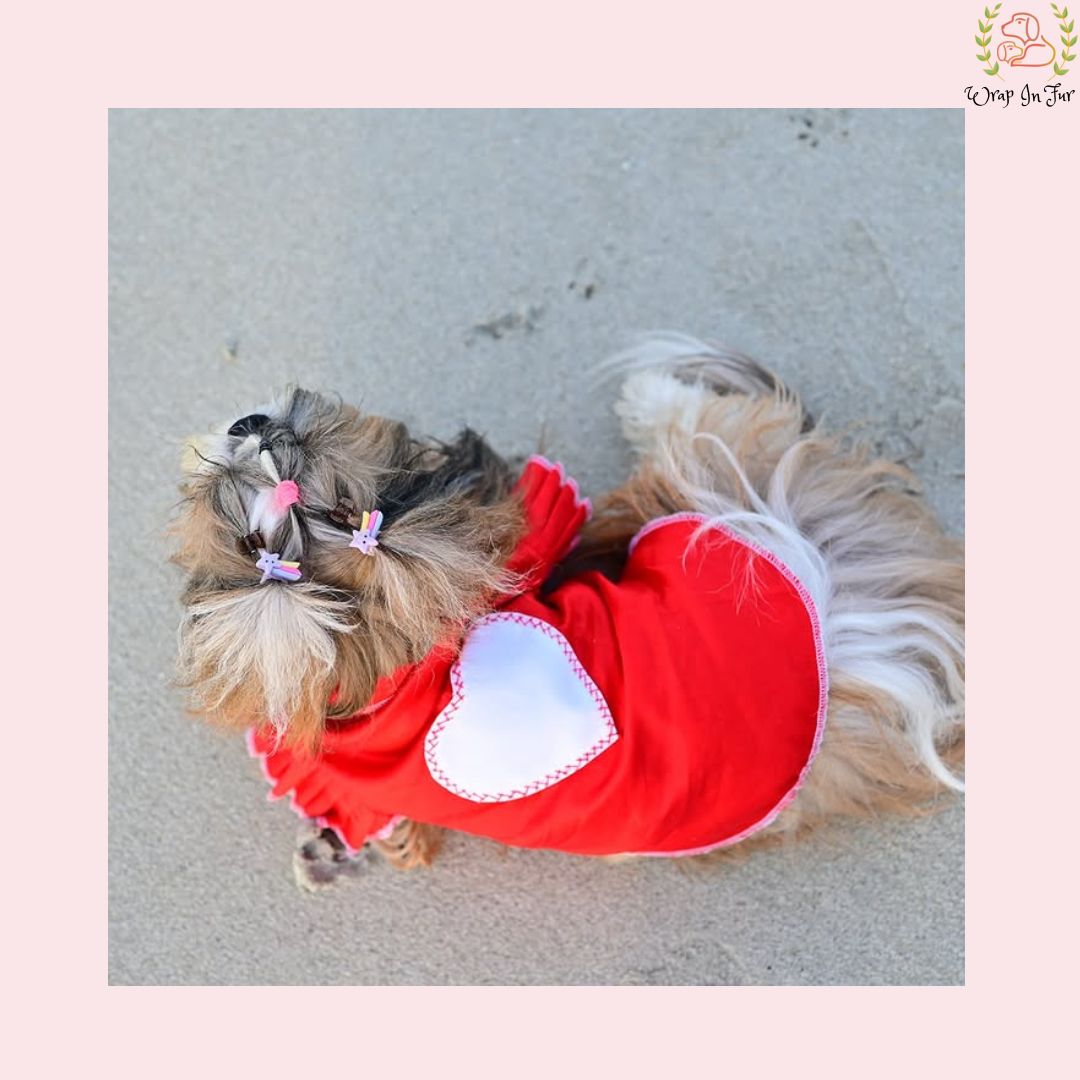 Red White Applique Shirt