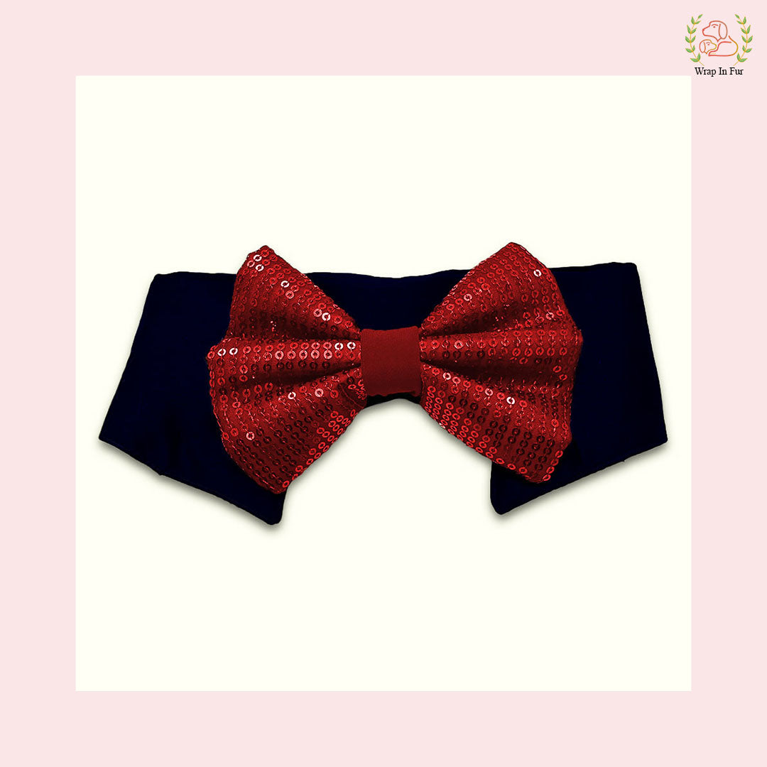 Red dog bow