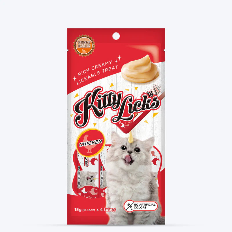 Rena's Recipe Kitty Licks Creamy Chicken Lickable Cat Treat
