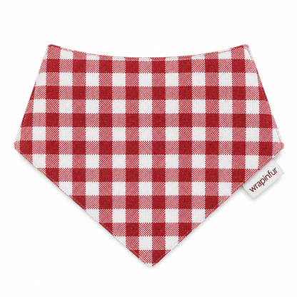 Reversible Personalised Denim Dog Bandana
