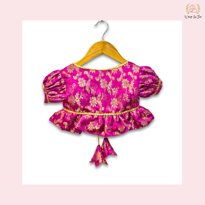 Royal Koti Dog Wedding Dress – Designer Bridal Outfit for Pets