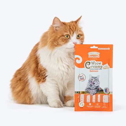 Salmon Lickable Treat for Cats & Kittens