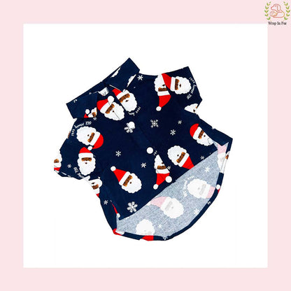 Santa Claus Christmas Dress - Festive Holiday Wear for Dogs