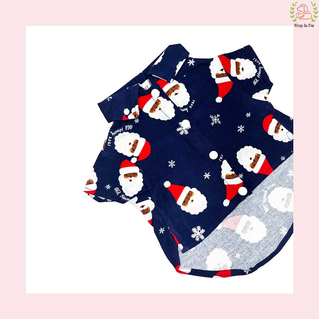 Santa Claus Christmas Dress - Festive Holiday Wear for Dogs