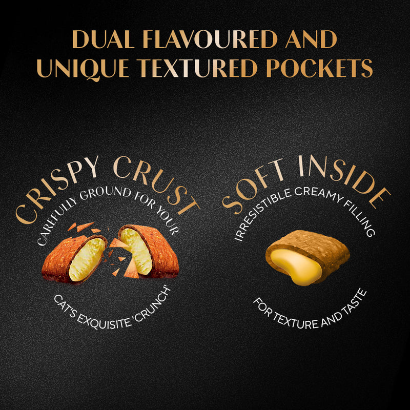 Sheba Duo Crispy & Creamy Cat Treats | Tuna & Chicken, Salmon & Tuna, Chicken & Salmon | 9 x 15g (135g)