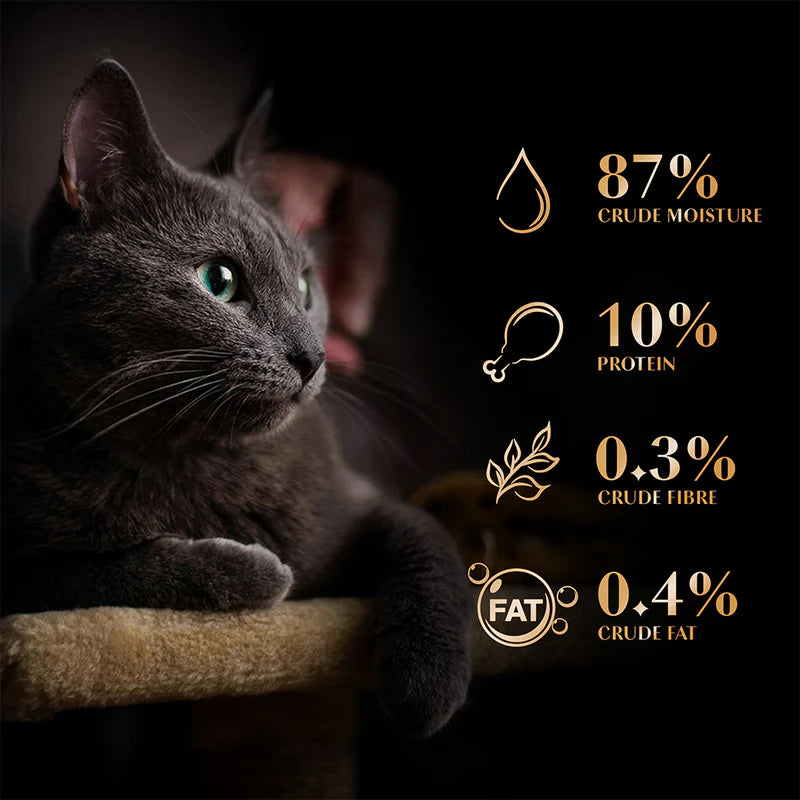 Sheba Fish with Dry Skipjack Flakes Wet Cat Food for Adult Cats | 35g Pouch