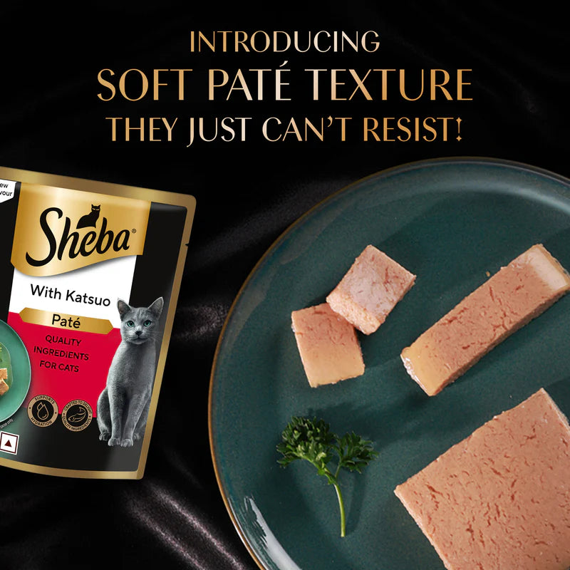 Sheba Katsuo Pate Wet Food For Adult Cat - 70 gm