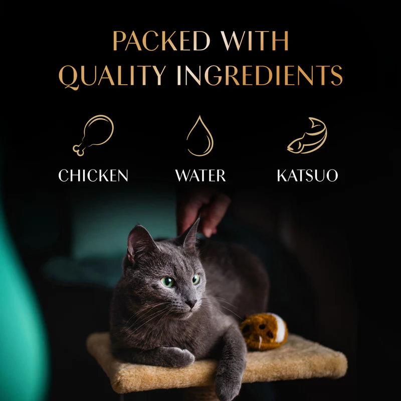 Sheba Melty Sasami Selection Creamy Cat Treats | Chicken & Chicken with Whitefish | 20 x 12g (240g)