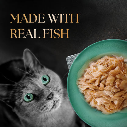 Sheba Fish with Sasami Flavour Wet Cat Food for Adult Cats (1+ Years) | Premium 35g Pouch