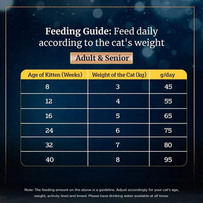 Sheba Salmon Flavour Dry Cat Food for Kittens & Adult Cats