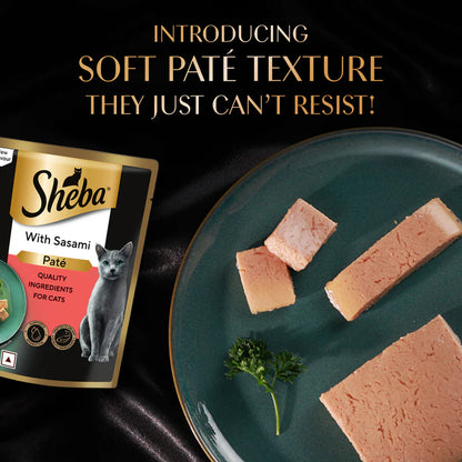 Sheba Sasami Pate Wet Food For Adult Cat - 70 gm