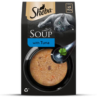 Sheba Soup with Tuna Wet Cat Food | 40g x 4 Pouches