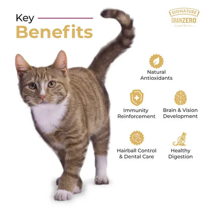 Signature Grain Zero Adult Dry Cat Food, Sardine and Mackerel