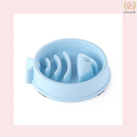 Slow Feeder Fish Shape Anti Slip Bowl