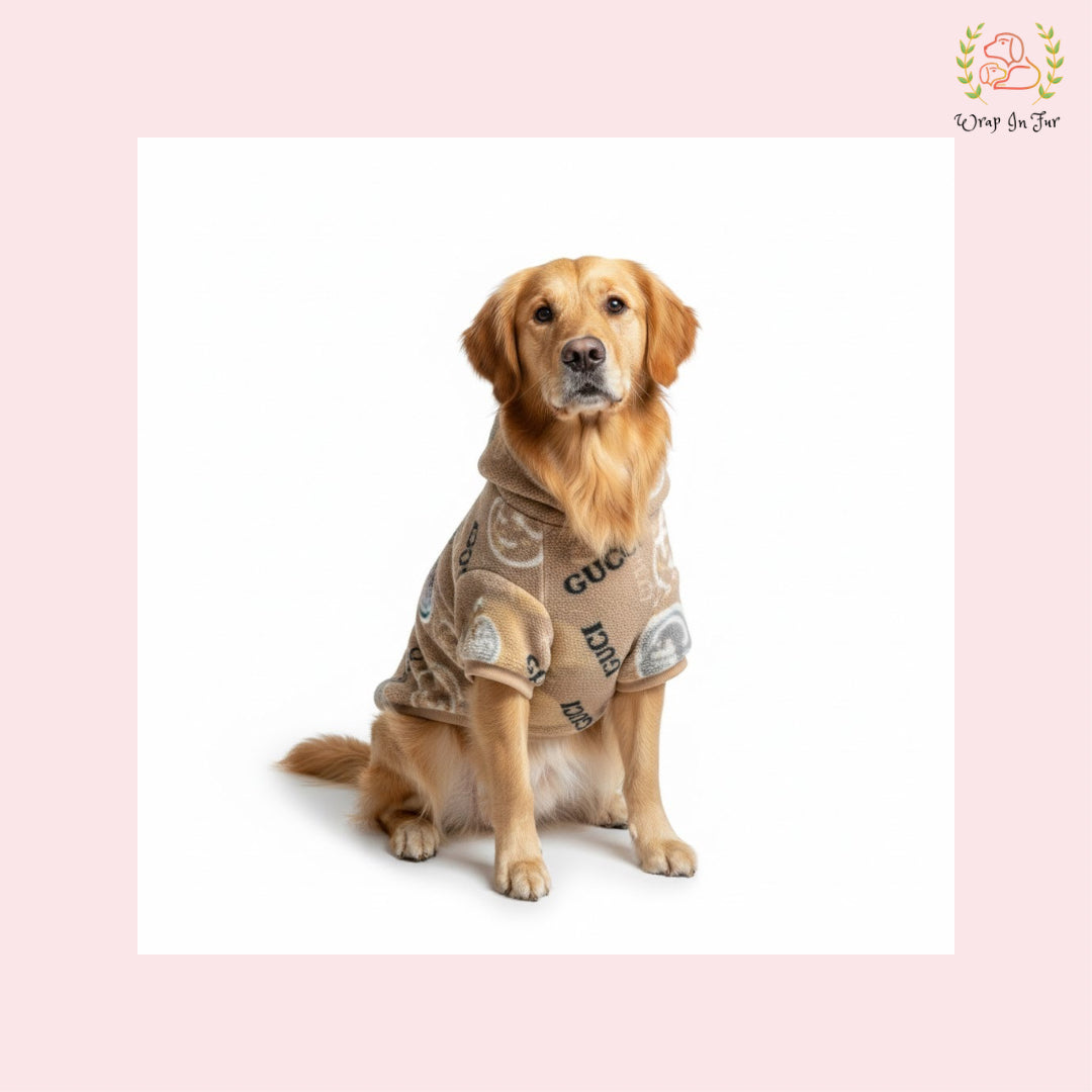 Soft Fleece Dog Winter Jacket Hoodie – Stylish Winter Outfit