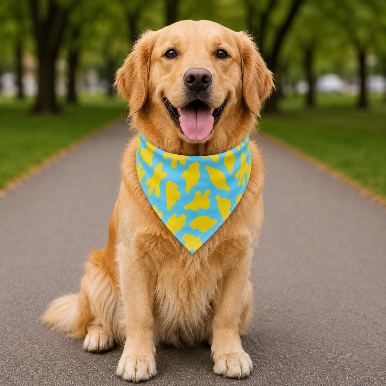 Sunshine Splash Dog Bandana