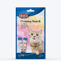 Trixie Creamy Snack White Fish Lickable Treat for Cats