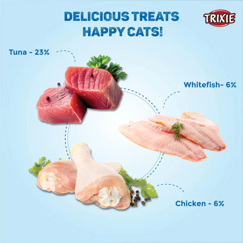 Trixie Creamy Snack White Fish Lickable Treat for Cats