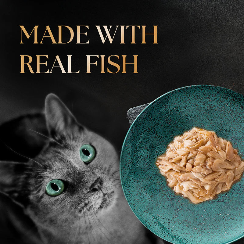 Sheba Deluxe Tuna Fillets in Jelly Wet Cat Food for Adult Cats