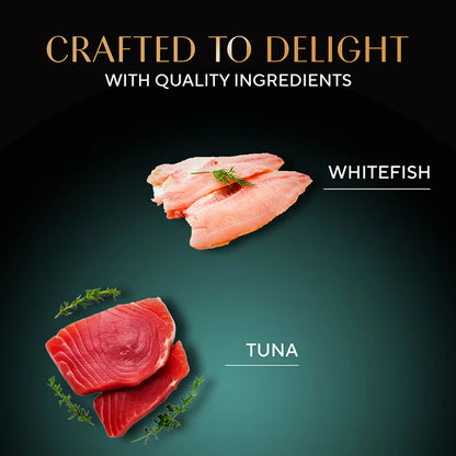 Sheba Deluxe Tuna Fillets in Jelly Wet Cat Food for Adult Cats