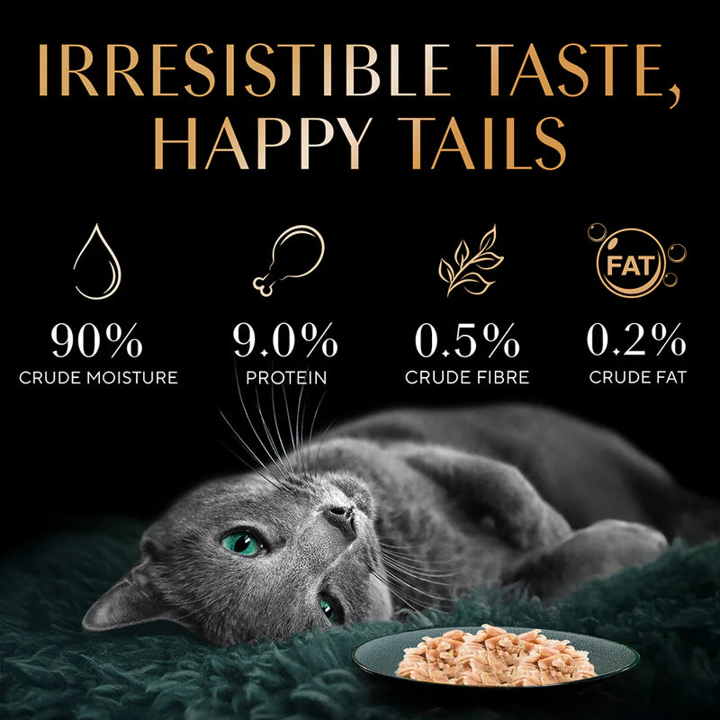Sheba Deluxe Tuna Fillets in Jelly Wet Cat Food for Adult Cats
